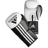 Adidas 'ADISTAR' Training Boxing Gloves (Size: 12oz) (Colour: Black / White )