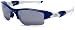 Oakley Men's Flak Jacket XLJ Los Angeles Dodgers Sunglasses,Blue & White Frame/Black Lens,one size