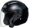 SHOEI J-WING JWING BLACK MOTORCYCLE Open-Face-Helmet