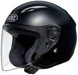 SHOEI J-WING JWING BLACK MOTORCYCLE Open-Face-Helmet