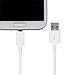 LaoHe(TM) 3 Pack High Quality Micro USB Data Cable [3.2 feet] for Samsung Galaxy S4 S3 S2 I9500 I9300 I9100/ Galaxy Note 1 2 Note I II, Nokia Lumia, Google Nexus 10, Google Nexus 4, Samsung Galaxy Note, Samsung Galaxy Tab, Google Nexus 7, Windows Phones, LG HTC Blackberry Sony, Android Tablets, and Android Phones (White)