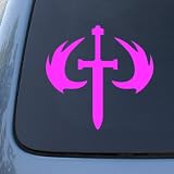 HALO EMBLEM - Vinyl Decal Sticker #A1450 | Vinyl Color: Pink