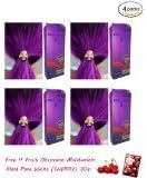 4 Packs of Premium Permanent Hair Color Cream Dye Goth Cosplay Emo Punk 0/44 Violet