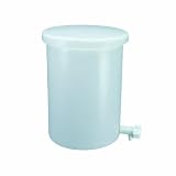 Nalgene 54102-0015 Laboratory Cylindrical Tank With Cover and Spigot, Lightweight, HDPE, 57L (15Gal)