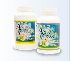 Almighty Cleanse Advanced - Formula 1 (Regulate) 45 caps & Formula 2 (Purify) 140 caps
