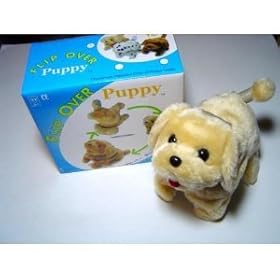  Blond Terry Puppy - Walks, Sits, Barks, Flips Over - Toy