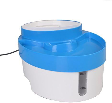 GEILI ZDTSQ-01 Automatic Pet Waterer dual Loop Filter Fed Diets Blue 12.59"x8.66"x6.02"