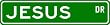 JESUS Street Sign ~ Personalized Family Lastname Sign ~ Gameroom, Basement, Garage Sign **