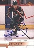 Scott Pellerin, Minnesota Wild, 2001 Upper Deck Autographed Card