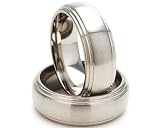 New 8mm USA Made, Custom Titanium Ring, Free Sizing Band 4-17