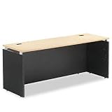 Alera Seville Series Credenza Shell, 72W X 24D X 29H, Maple/Charcoal