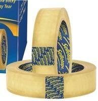 Sellotape 1443254 Original Golden Tape Roll Non-Static Easy-Tear Small 24mmx3m [Pack 6]
