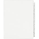 Avery Legal Dividers, Standard Collated Sets, 101-125 Tab Set (01334)