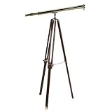 Authentic Models Brass Floorstand Telescope - AMD091