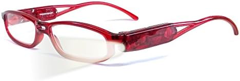 EyeGlo Lighted Reading Glasses in Red +1.50