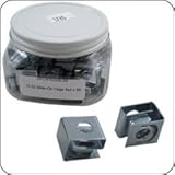 DataFig DFCN1032SL50 10-32 Slide-on Cage Nuts (50 pack) for Round Hole Punched Rack Rails