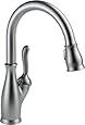 Delta Faucet 9178-AR-DST Leland Single Handle Pull-Down Kitchen Faucet with Magnetic Docking, Arctic Stainless