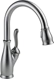 Delta Faucet 9178-AR-DST Leland Single Handle Pull-Down Kitchen Faucet with Magnetic Docking, Arctic Stainless