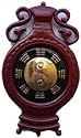 Hand Carved Wood Frame with Metal Bagua