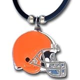 Cleveland Browns Logo Pendant w/Rubber Cord - NFL Football Fan Shop Sports Team Merchandise