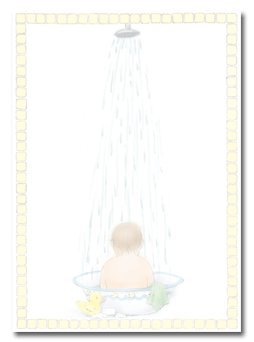 Masterpiece Studios Bathing Baby & Envelopes