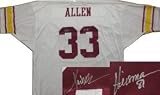 Marcus Allen signed USC Trojans Official White Jersey 81 Heisman