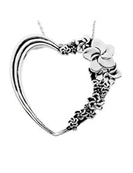 Grow Old With Me Heart Pendant and Chain
