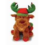 Animated Plush Singing Christmas Holiday Moose / Reindeer - Sings It's The Most Wonderful Time Of The Year