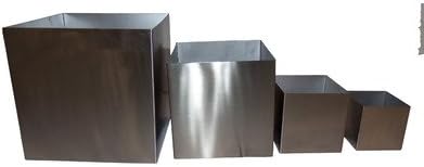 4 Piece Cube Planter Set