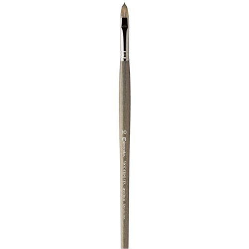 Escoda Modernista 4060 Oil & Acrylic Tadami Synthetic Mongoose Paint Brush Filbert; Size 14
