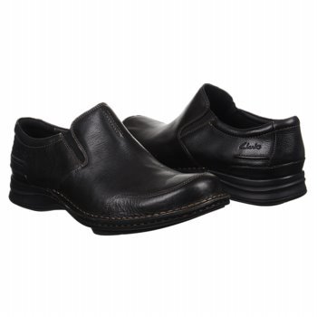 Clarks Men's WAVE.CROSSOVER Loafer,Black Leather,12 M US
