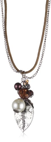TOM TAILOR Damen-Halskette 70009410592/fancy leaf necklace Preisvergleich