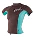 O'Neill women's short sleeve rashguard: Lycra shirt with 50+ UV protection