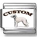 Bedlington Terrier Dog Custom Photo Italian Charm