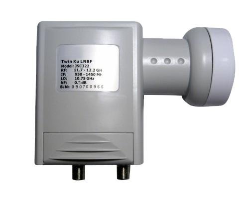 DUAL LINEAR STANDARD SATELLITE DISH LNB KU BAND LO: 10750 DUAL LINEAR STANDARD SATELLITE DISH LNB KU BAND LO: 10750