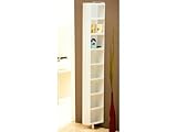 Spiegeldrehschrank Drehschrank Badschrank schmal weiß