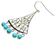 Sterling Silver Fashion Earrings (Rhodium Plated)