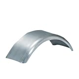 Shipshape Trailer Fender - 31 1/2in. Long Paintable Galvanized Flat-Top Round