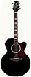 Takamine EG523SCB Jumbo Cutaway Acoustic-Electric Guitar, Gloss Black