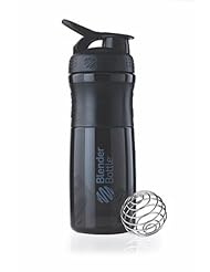 BlenderBottle SportMixer, Black/Black, 28 Ounce