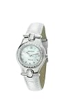 Pierre Cardin Women's Diamond Collection Leather Strap Watch #PCD3001WM