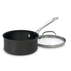 Cuisinart 619-16 Chef's Classic Nonstick Hard-Anodized 1-1/2-Quart Saucepan with Lid: Kitchen &amp; Dining