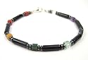 Men's Chakra Bracelet: Semi Precious Gemstone Chakra Balancing Healing Metaphysical Spiritual Jewelry