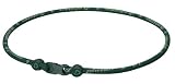 Phi-ten Titanium Necklace Star Star Necklace, Forest Green, 22 and #34