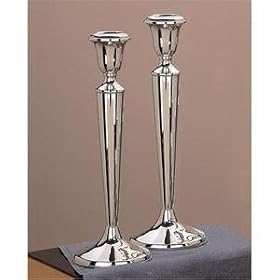 STERLING PAIR OF CANDLESTICKS - CANDLESTICKS, STERLING SILVER by Jaf GIfts