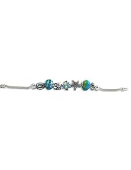 Zable(tm) Sterling Silver Sealife Theme Bracelet with 7 Beads