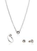 DESTELLOS Conjunto de collar, pendientes y anillo