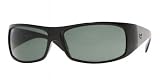 Ray Ban Rb4108 Black Frame Green Lens Plastic Sunglasses
