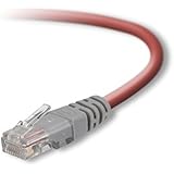 Belkin 1-Foot CAT5e Crossover Networking Cable (Red)