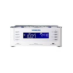 Sangean RCR-22 AM/FM Atomic Clock Radio (White)
